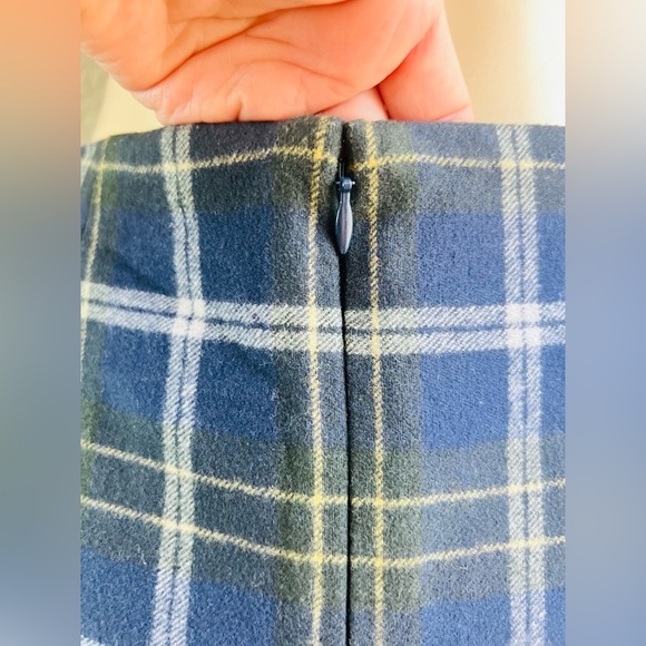 Wilfred Plaid Wool Skirt with Front Tie NNT - Picture 8 of 15